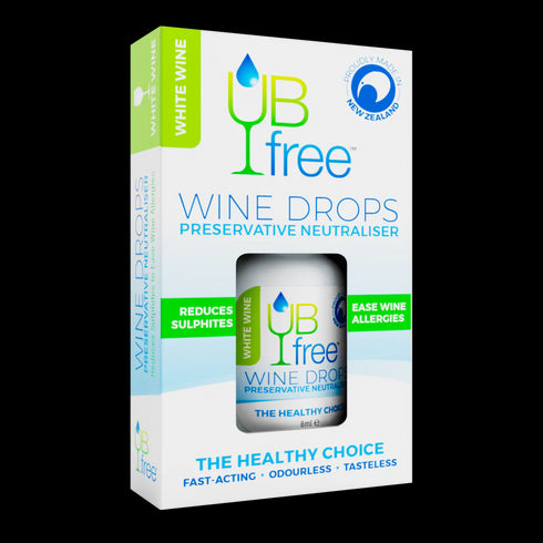 Image of UB free White Wine Drops 8ml in box